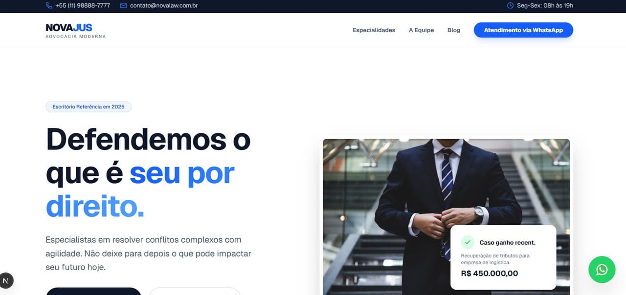 Preview do modelo Justiça & Equidade